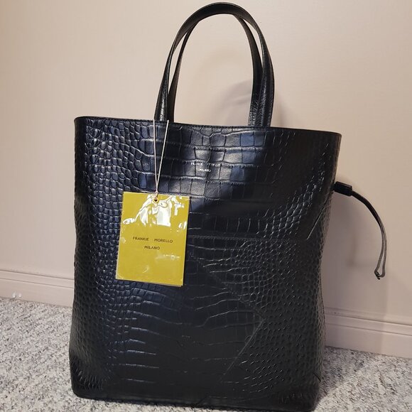 BNWT Frankie Morello genuine leather bag - Picture 1 of 12